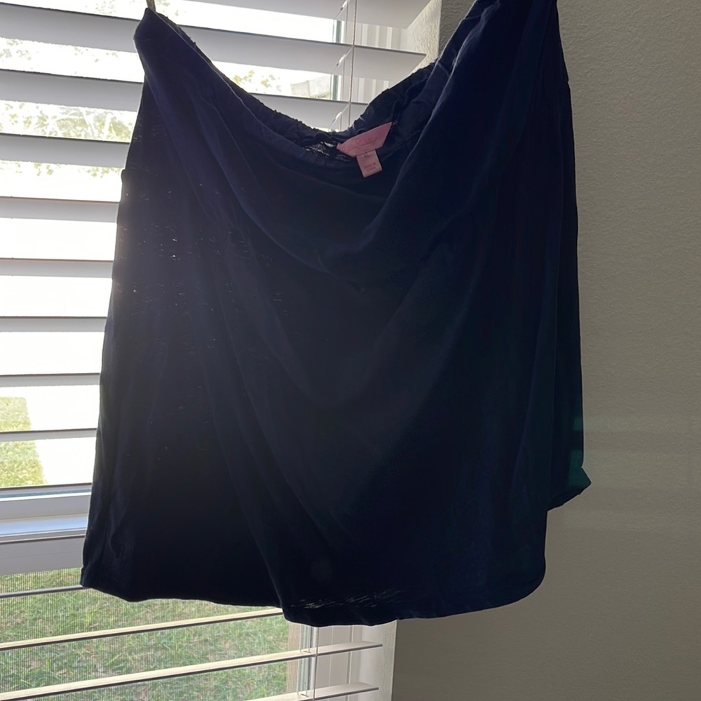 Work once like new navy blue tube top
